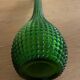 Green carafe Empoli Italy with diamond points - 1960