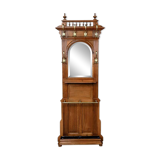 Vestiaire porte-manteaux en chêne – 1900