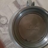 Ensemble théière sucrier pot à lait en étain