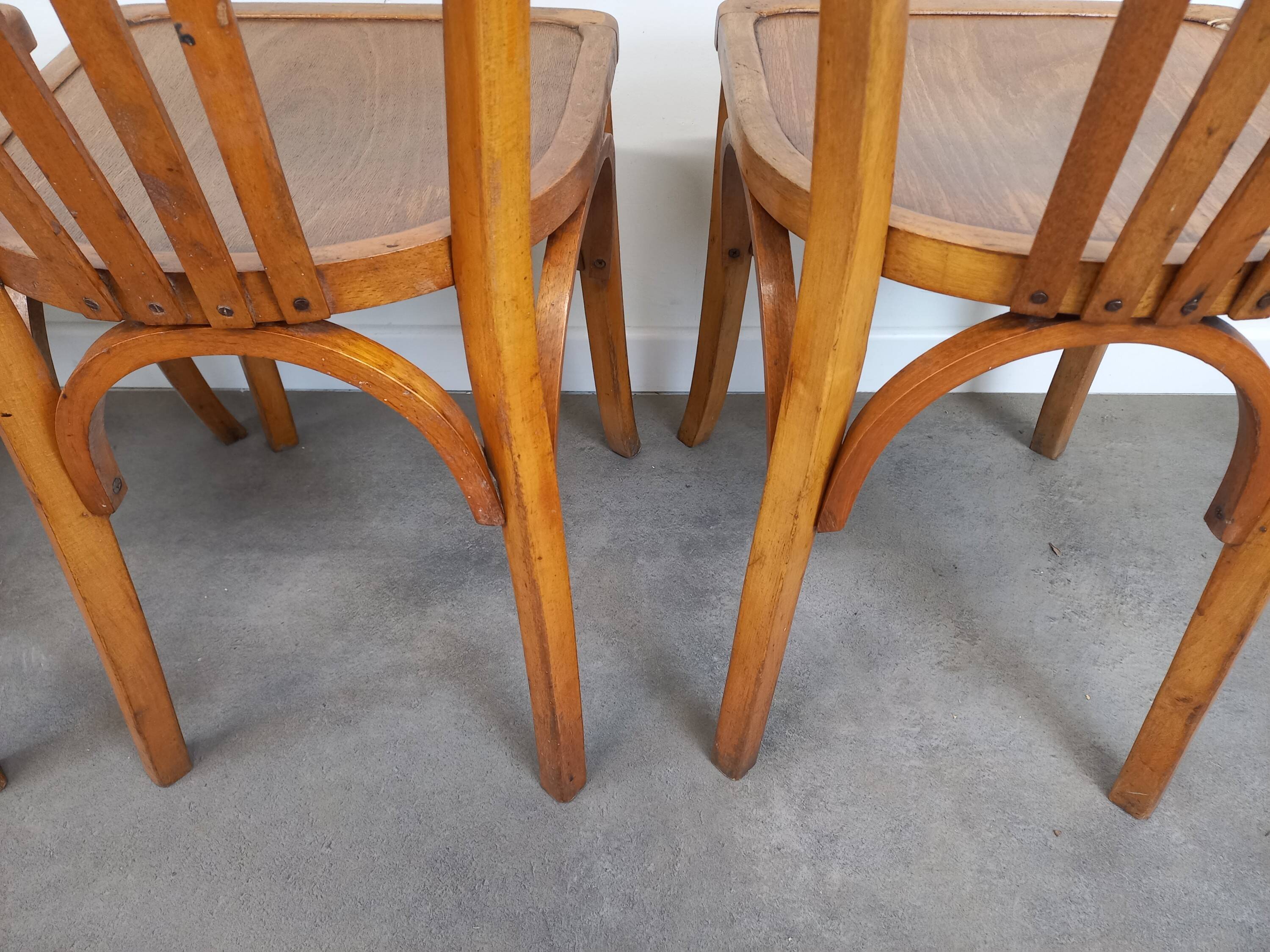 Chaises bistrot Luterma, set de 4
