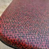 Pair of light wood chairs with Skai, around 1950.