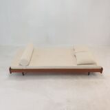 Teak Daybed with Cushions and Bolster, 1960s