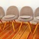 Set of 4 chairs by Miroslav Navratil, Czechoslovakia, 1960s