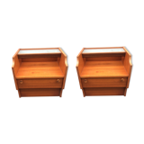 Pair of nightstands Scandinavian 1960