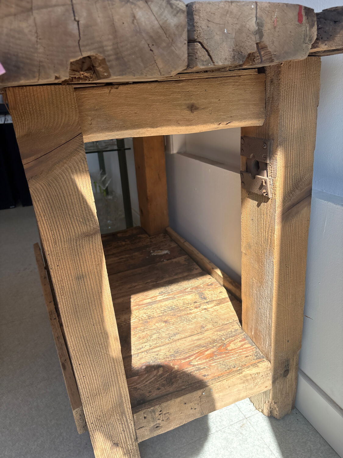 Petit établi en bois massif