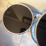 Round coffee table 3 extendable trays