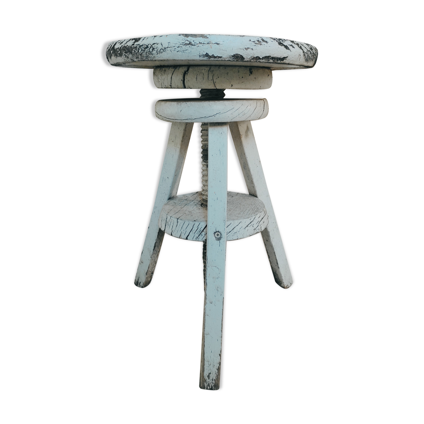 Wooden stool for plant