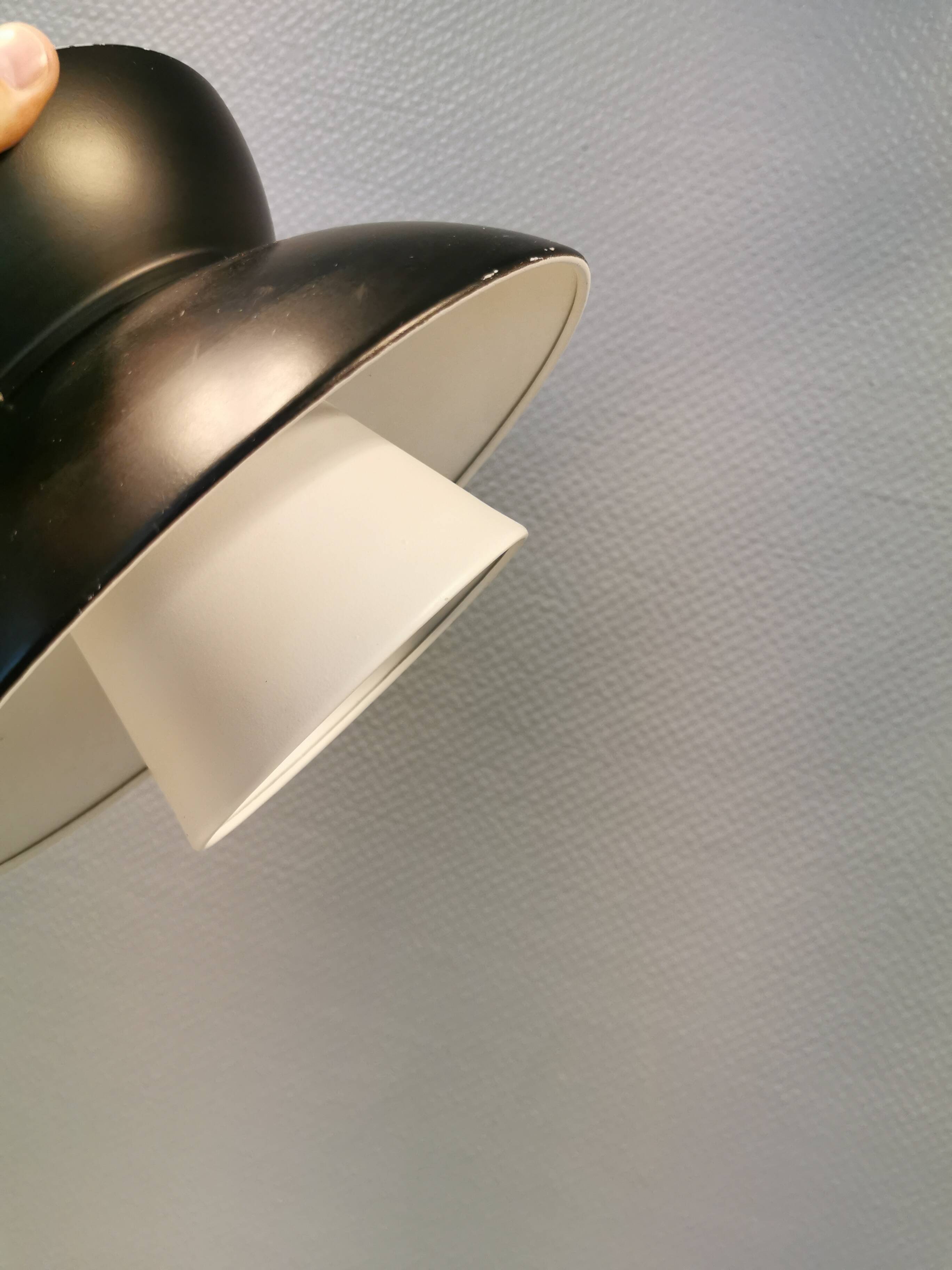 Navy hanging lamp, by Utzon for louis poulsen denmark 1960s