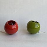 Pair of ceramic bedside lamps 1950