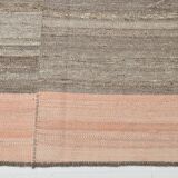 6x10 Salmon & Brown Contemporary Vintage Kilim Rug, 188x304Cm SK 33353