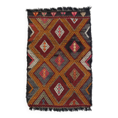 Vintage turc Mini Kilim 78x50 cm laine petit Kelim Runner, shabby Chic
