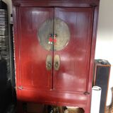 Red chinese cupboard
