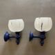 Pair of vintage 70s wall lights