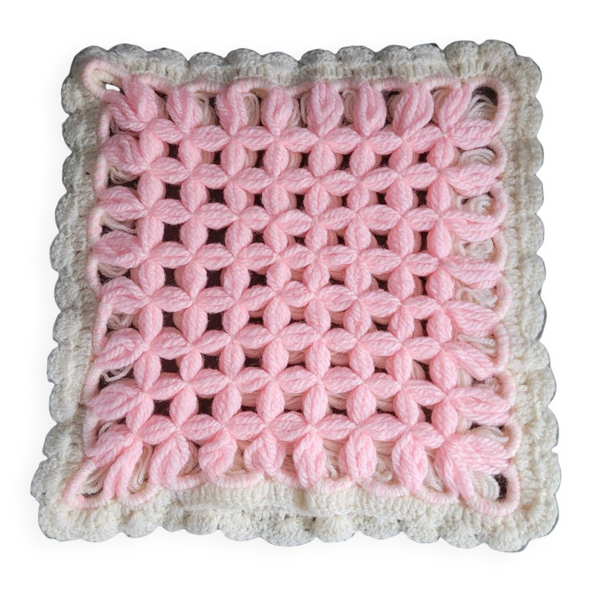 Housse de coussin en crochet 35x35