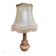 Lampe à poser vintage en bois tourné et sculpté 1950