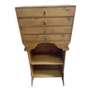 Sideboard in fir, 4 drawers. Very good condition;