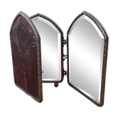 Miroir de boudoir tri-pliant Art Déco, anglais, années 1920