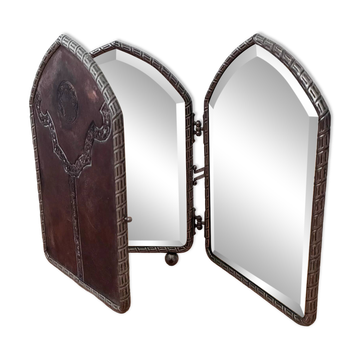 Art Deco tri-fold boudoir vanity mirror, English, 1920s