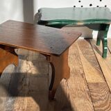 2 vintage wooden bar stools
