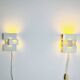 Triangular Geometric Wall Lamp By J.J.M. Hoogervorst For Anvia Nederland, The Netherlands 1960S