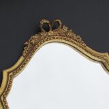 Louis XVI style gold mirror plaster