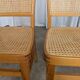 Set of 3 Vintage Wooden Dining Chairs with Cane Seat - Mid-Century Yugoslav
