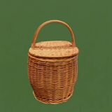 Vintage Wicker Picnic Basket