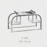 Very rare flower stand T376 by Thonet Mundus