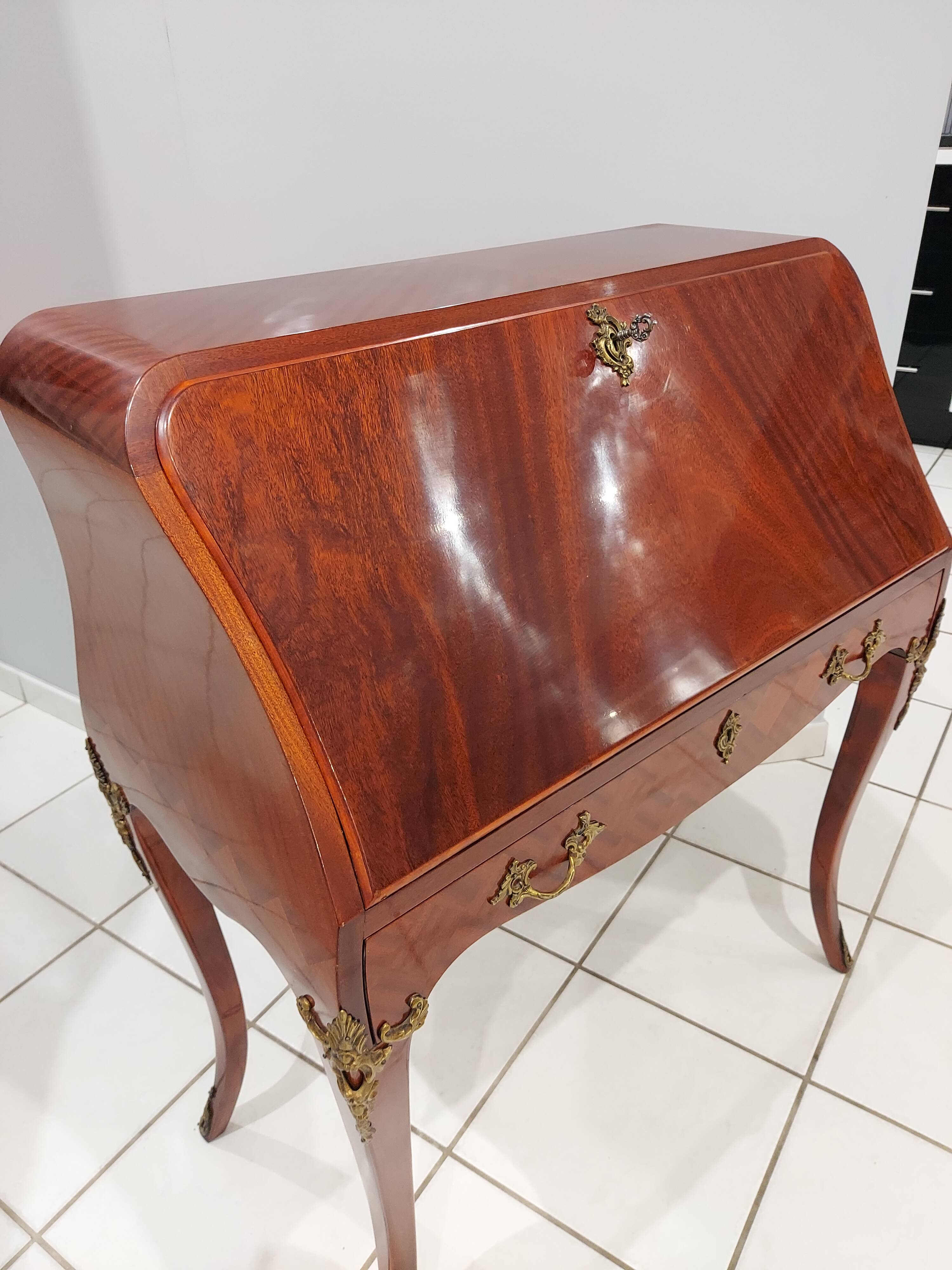 Louis XV style donkey slope desk