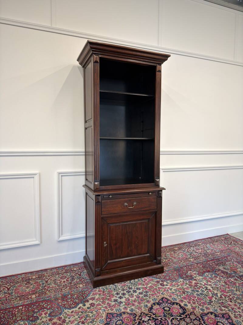 Classic English Mahogany Bookcase