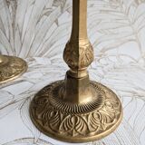 Chandeliers en bronze style Louis XVI