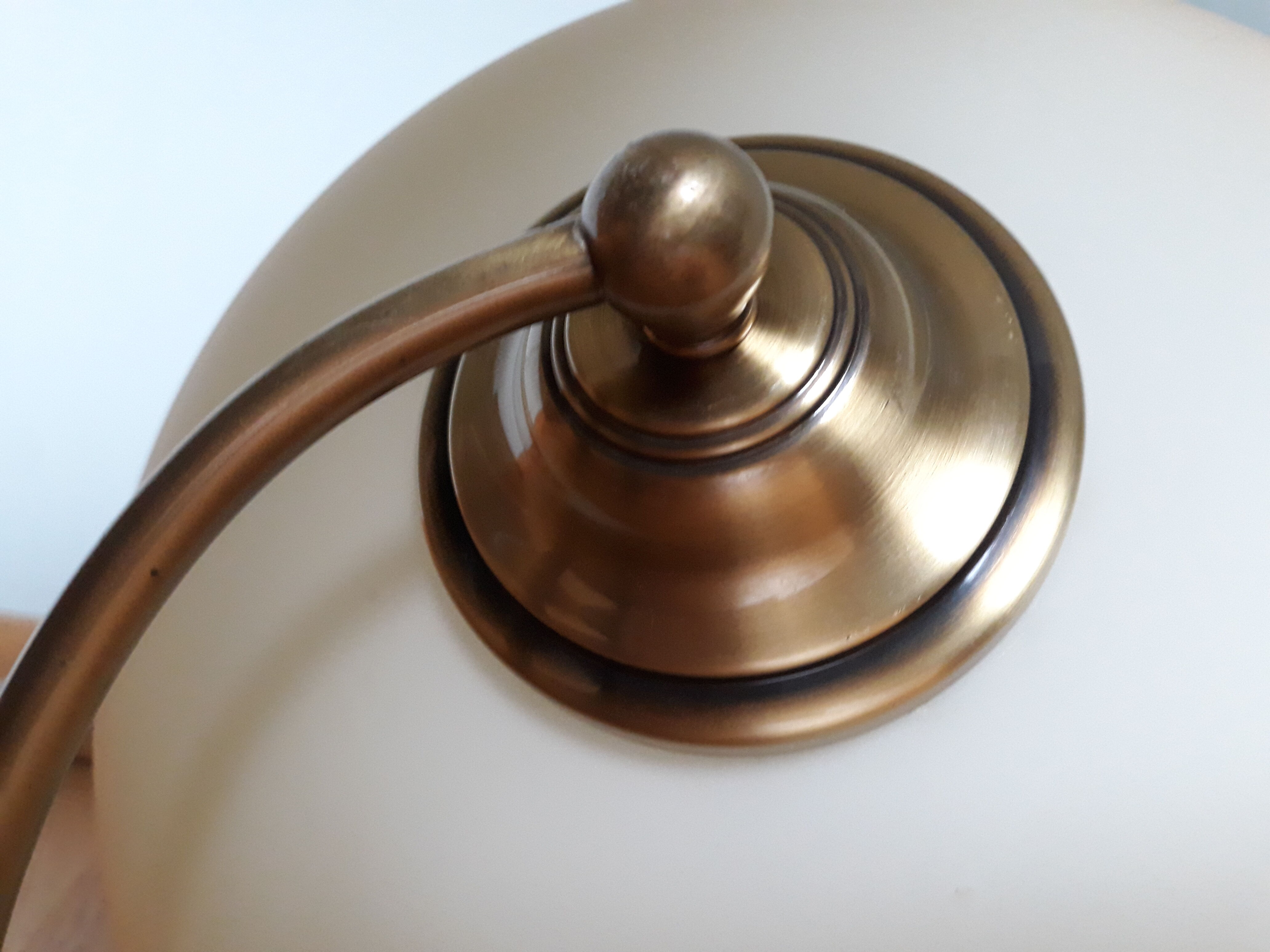 Ceiling lamp of brand c.v.l. model cogolin glass and brass