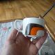 6 advertising coffee cups 70s Jacques Vabre