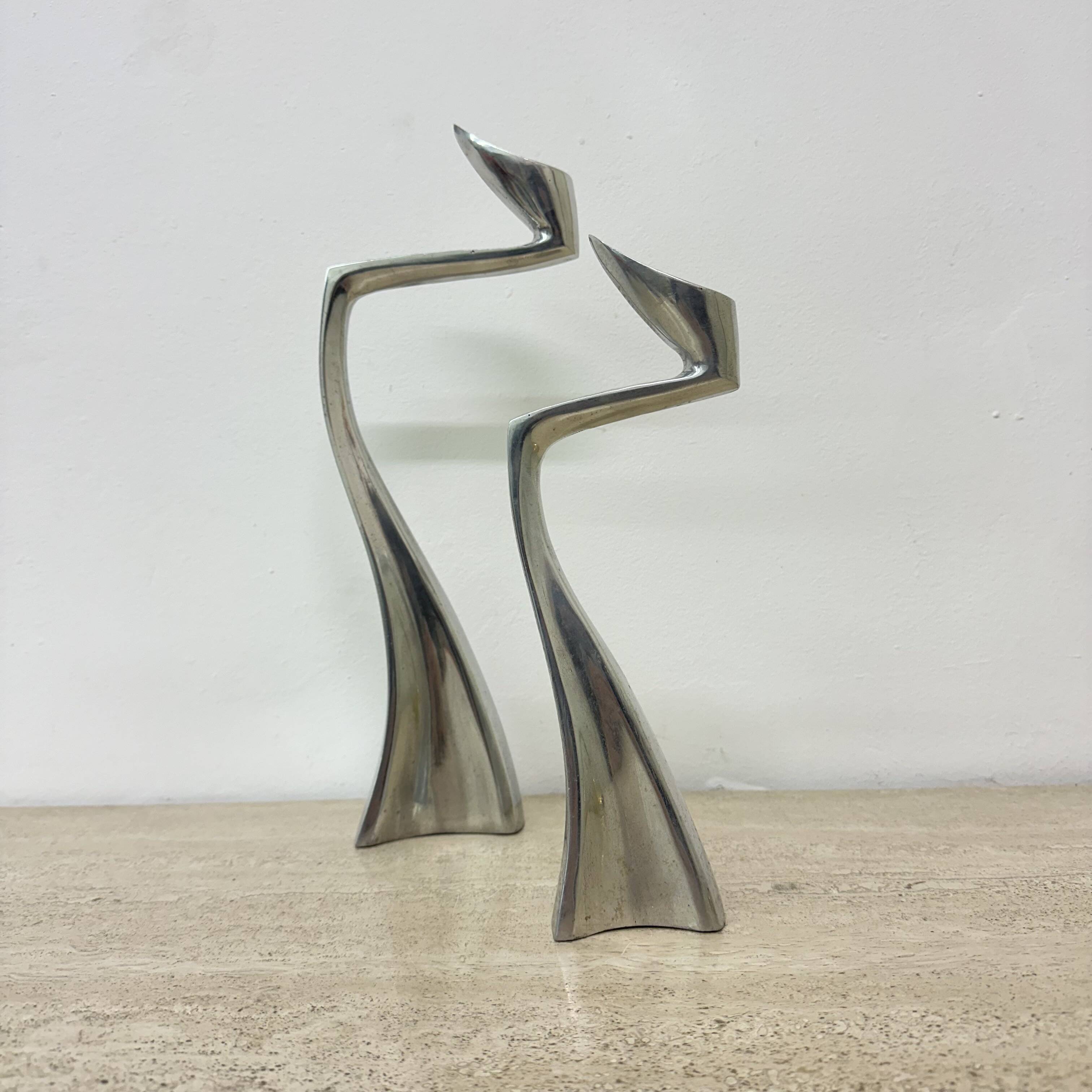 SCP ‘Swan’ / ‘Arclumis’ Candlesticks by Matthew Hilton, 1986