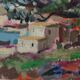 Swedish Oil on Canvas – “Obscured by a Tree” by Bertil Wahlberg