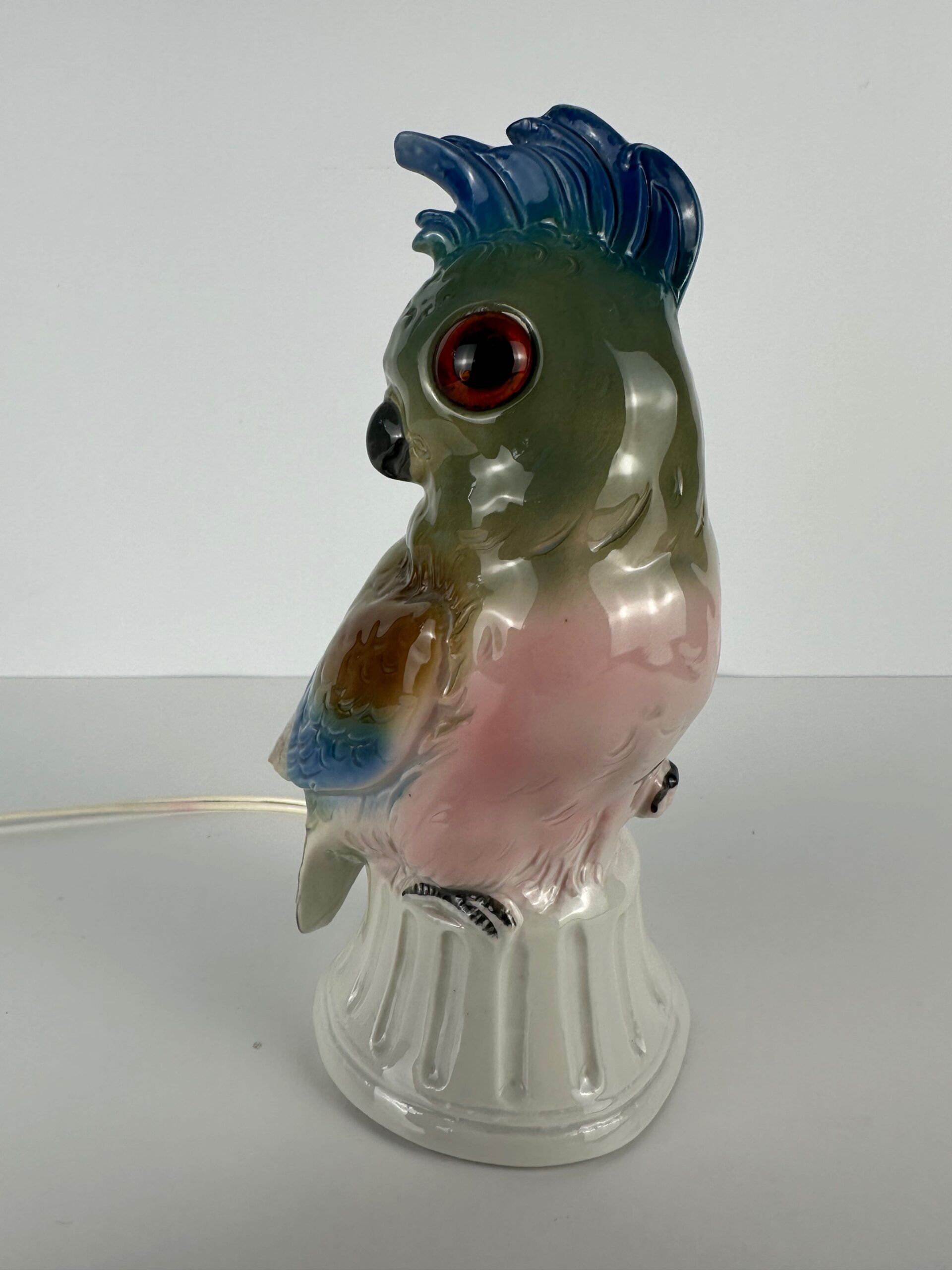 Art deco (perfume) lamp – parrot