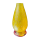 Vase forme galbée en pâte de verre