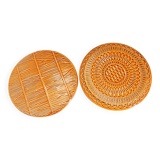 Deux dessous de plat gien