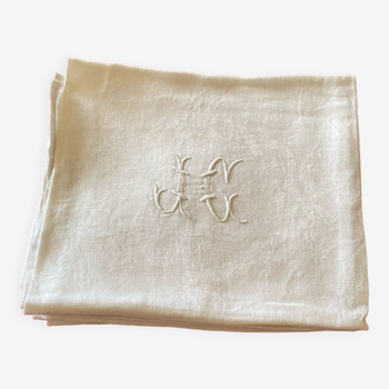 Lot de serviettes  monogrammes JG