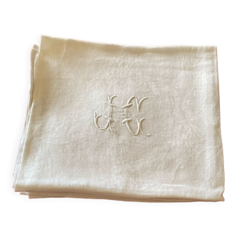 Lot de serviettes  monogrammes JG