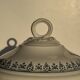 Covered soup tureen or vegetable dish in Saint Amand earthenware H29 D28