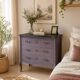 Classic commode with a violet patina