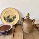 Stoneware lamp with its new 2M fabric cable