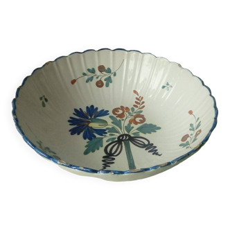 St clement luneville earthenware salad bowl from eastern France late 19th century
