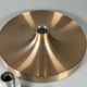 1960s 1970s Disc Wall Lamp by Teka Germany Space Age Design Aluminum Metal