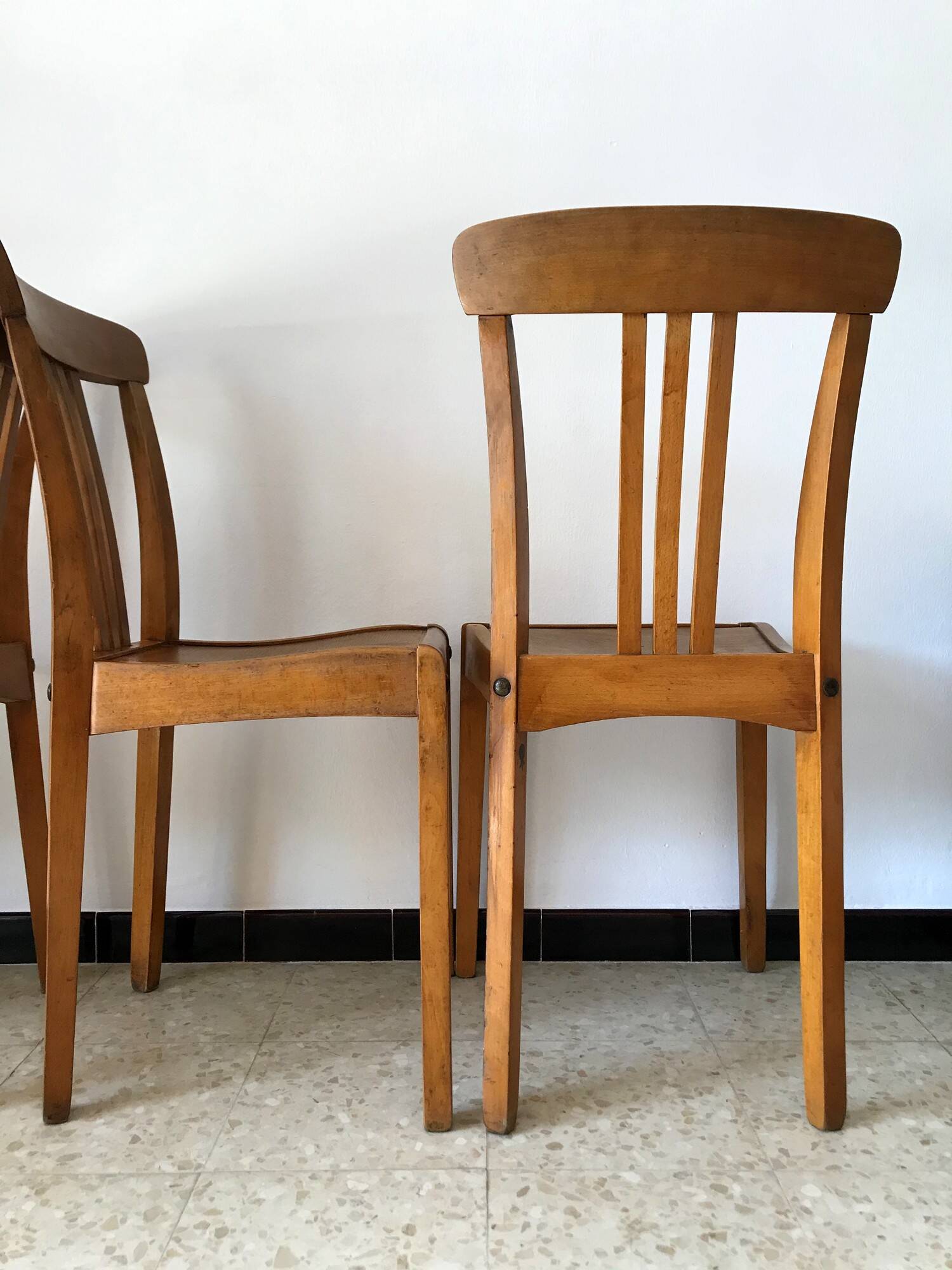 Vintage Stella bistro chairs from the 50s