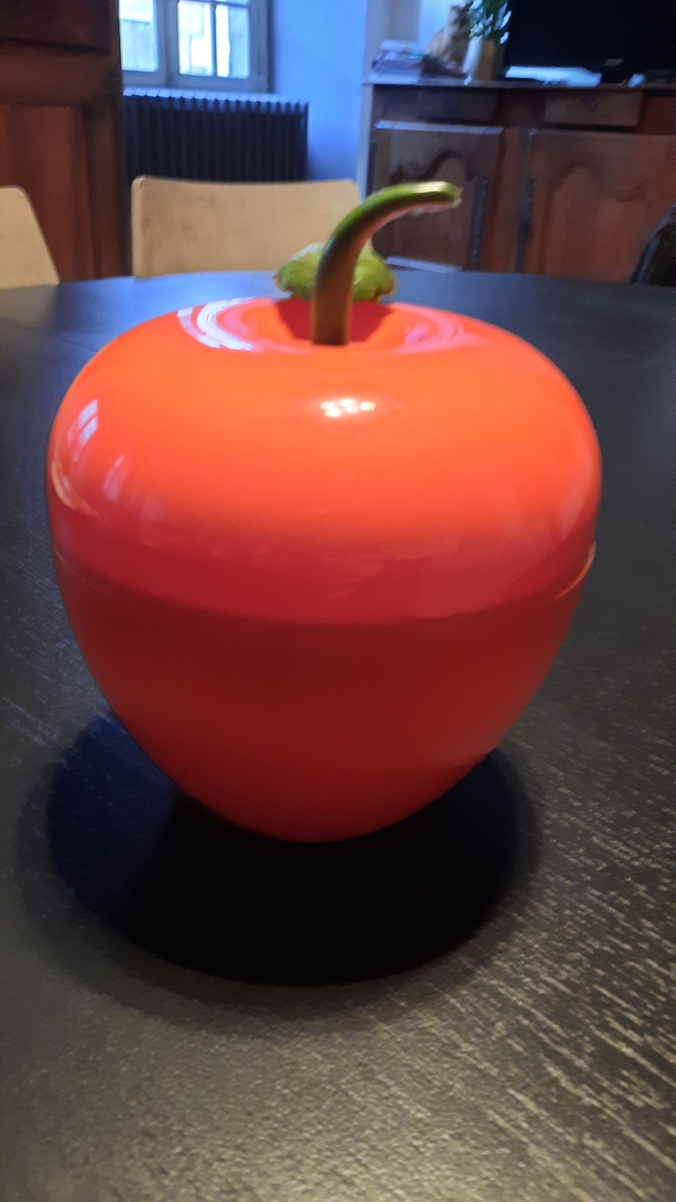 Orange apple ice bucket