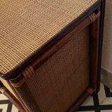 Bamboo rattan chest