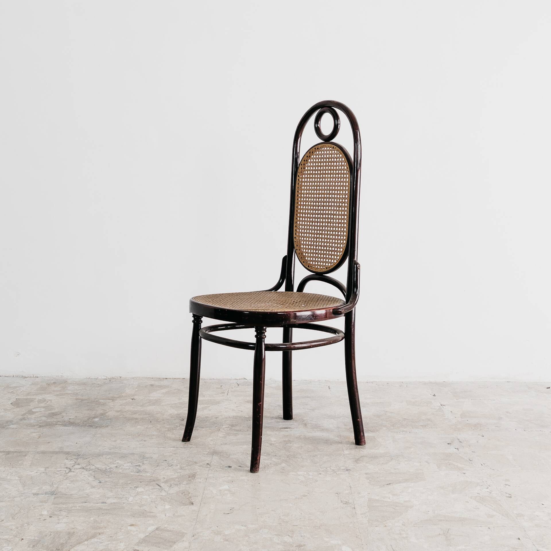 Dining set with 6 vintage chairs from the 1950s, Sautto & Liberale.