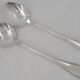 Christofle Malmaison, 2-piece salad serving set in silver-plated metal.